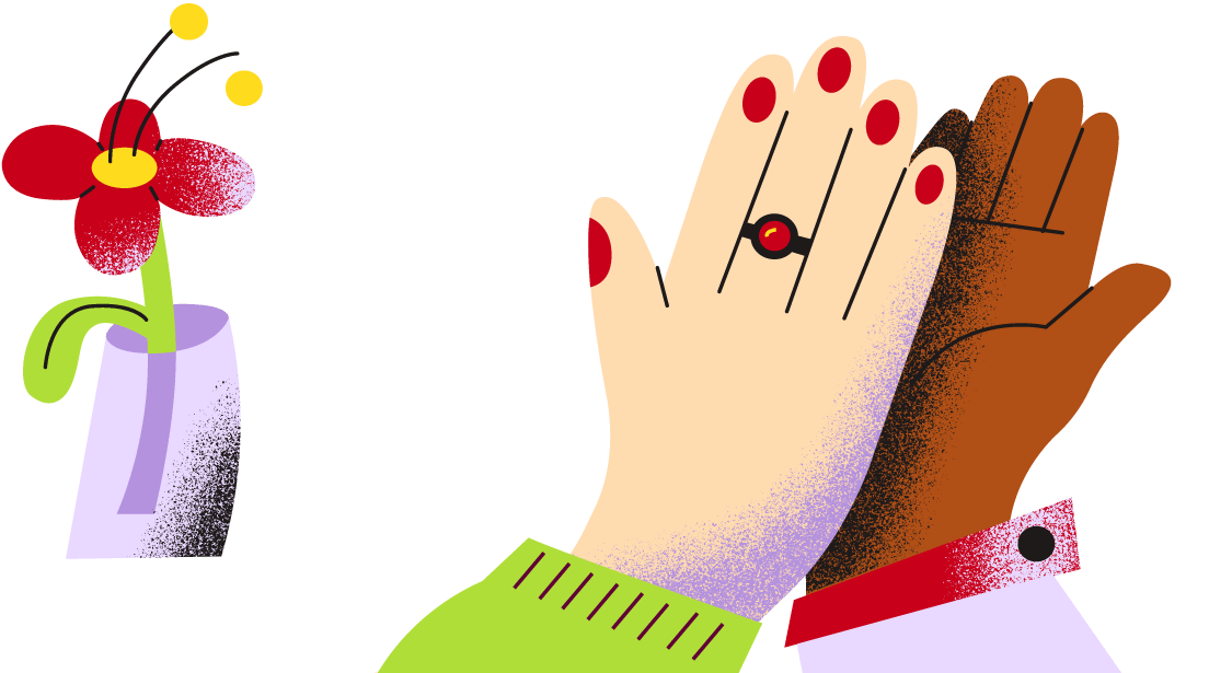 Δύο παλάμες κάνουν "κόλλα πέντε"