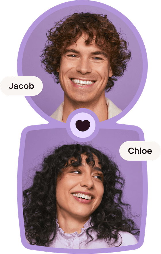 Δύο προφίλ που ταίριαξαν στο Badoo